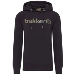 Trakker CR Camo Logo Black Hoodie