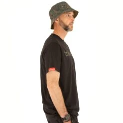 Trakker CR Camo Logo Black T-Shirt 11 Trakker CR Camo Logo Black T-Shirt -Trakker trakker cr camo and black logo t shirt 3 1