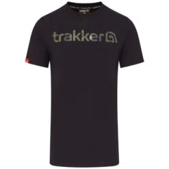 Trakker CR Camo Logo Black T-Shirt