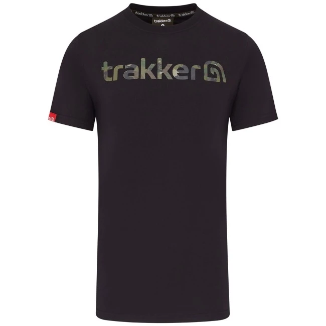 Trakker CR Camo Logo Black T-Shirt 3 Trakker CR Camo Logo Black T-Shirt