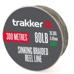 Trakker Sinking Braided Reel Line 300m -Trakker trakker sinking braided reel line 1 1