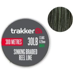 Trakker Sinking Braided Reel Line 300m -Trakker trakker sinking braided reel line 7 1